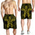 Hawaii Turtle Fixed Yellow Men's Shorts AH - Polynesian Pride