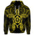 Custom Hawaii Turtle Fixed Yellow Hoodie - Polynesian Pride