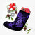 Hawaii Turtle Flower Polynesian Christmas Stocking - Purple - AH - Polynesian Pride