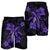 Hawaii Turtle Flower Polynesian Men's Shorts - Purple - AH - Polynesian Pride