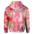 Custom Hawaii Turtle Hibiscus Hoodie Pink Style - Polynesian Pride