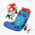 Hawaii Turtle Hibiscus Blue Christmas Stocking - AH - Polynesian Pride