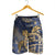 Hawaii Turtle Hibiscus Gold Men's Shorts - Kyn Style - AH - Polynesian Pride