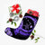 Hawaii Turtle Hibiscus Map Polynesian Christmas Stocking Violet - AH - Polynesian Pride