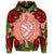 Custom Hawaii Turtle Hibiscus Pink Hoodie Fide Style - Polynesian Pride