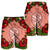 Hawaii Turtle Hibiscus Pink Men's Shorts - Fide Style - AH - Polynesian Pride