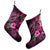 Hawaii Turtle Hibiscus Pink Simple Christmas Stocking - AH - Polynesian Pride