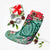 Hawaii Turtle Hibiscus Plumeria Christmas Stocking - Hug Style - AH - Polynesian Pride