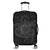 Hawaii Turtle Hibiscus Polynesian Luggage Covers - Full Style - Gray - AH Black - Polynesian Pride