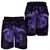 Hawaii Turtle Hibiscus Polynesian Men's Shorts - Full Style - Purple - AH - Polynesian Pride