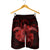 Hawaii Turtle Hibiscus Polynesian Men's Shorts - Full Style - Red - AH - Polynesian Pride