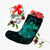 Hawaii Turtle Hibiscus Polynesian Christmas Stocking - Full Style - Turquoise - AH - Polynesian Pride