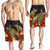 Hawaii Turtle Hibiscus Red Men's Shorts - AH - Polynesian Pride