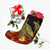 Hawaii Turtle Hibiscus Red Christmas Stocking - AH - Polynesian Pride