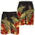 Hawaii Turtle Hibiscus Red Men's Shorts - AH - Polynesian Pride