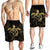 Hawaii Turtle Kanaka Golden Men's Shorts - AH - Polynesian Pride