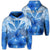 Custom Hawaii Turtle Kanaka Plumeria Polynesian Hoodie Blue Unisex Art - Polynesian Pride