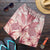 Hawaii Turtle Kanaka Plumeria Polynesian Men's Shorts Pink - AH Art - Polynesian Pride