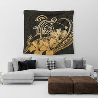 Hawaii Turtle Map Polynesian Tapestry Safety - AH - Polynesian Pride