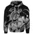 Custom Hawaii Turtle Map Polynesian Hoodie Safety Gray - Polynesian Pride