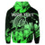 Custom Hawaii Turtle Map Polynesian Hoodie Safety Green - Polynesian Pride