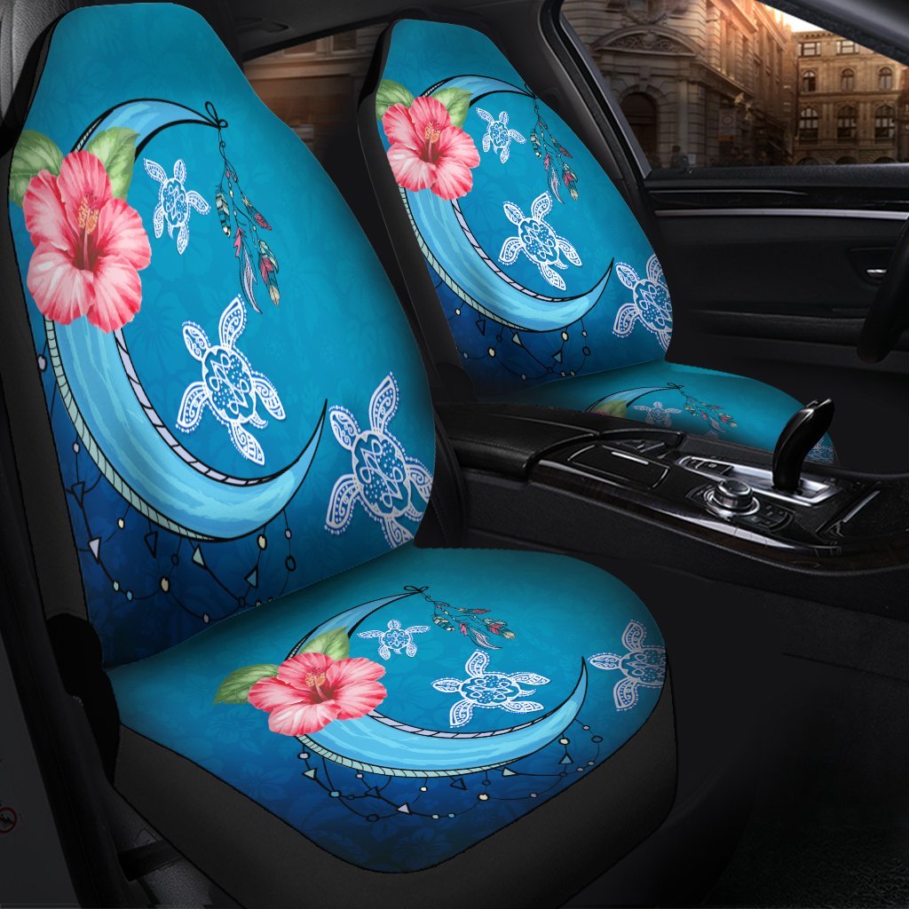 Hawaii Turtle Moon Dream Car Seat Covers - AH - Polynesian Pride