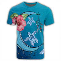 Hawaii Turtle Moon Dream T Shirt - Polynesian Pride