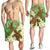 Hawaii Turtle Plumeria Men's Shorts - Green Style - AH - Polynesian Pride