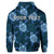 Custom Hawaii Turtle Plumeria Blue Hoodie - Polynesian Pride