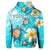 Custom Hawaii Turtle Plumeria Coat of Arm Ocean Hoodie - Polynesian Pride