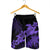 Hawaii Turtle Plumeria Coconut Tree Polynesian Men's Shorts - Purple - AH - Polynesian Pride