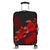 Hawaii Turtle Plumeria Coconut Tree Polynesian Luggage Covers - Red - AH Black - Polynesian Pride