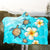 Hawaii Turtle Plumeria Ocean Hooded Blanket - AH - Polynesian Pride