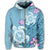 Hawaii Turtle Plumeria Polynesian Simple Zip Hoodie - Polynesian Pride