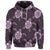 Custom Hawaii Turtle Plumeria Violet Hoodie - Polynesian Pride