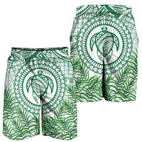 Hawaii Turtle Polyneian Palm Tree Leaf Men's Shorts - AH - Polynesian Pride