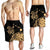 Hawaii Turtle Polynesian Map Plumeria Men's Shorts - AH - Polynesian Pride