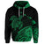 Custom Hawaii Turtle Polynesian Map Plumeria Hoodie Green - Polynesian Pride