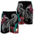 Hawaii Turtle Polynesian Tropical Men's Shorts - Ghia Style Gray - AH - Polynesian Pride