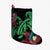 Hawaii Turtle Polynesian Tropical Christmas Stocking - Ghia Style Green - AH Christmas Stocking 26 X 42 cm Black - Polynesian Pride