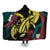 Hawaii Turtle Polynesian Tropical Hooded Blanket - Ghia Style Yellow - AH Hooded Blanket White - Polynesian Pride