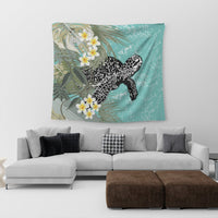 Hawaii Turtle Sea Plumeria Tapestry - AH - Polynesian Pride