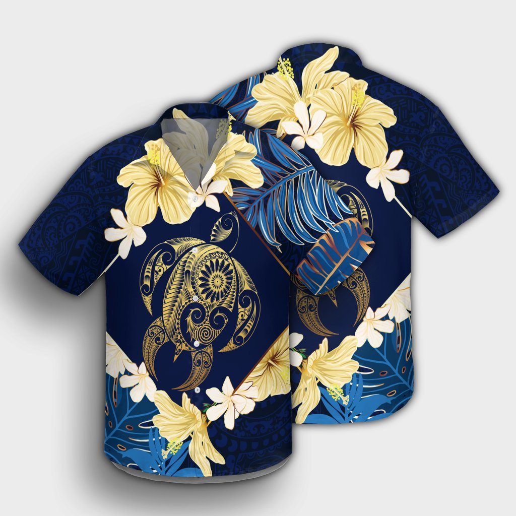 Hawaii Turtle Tropical Hawaiian Shirt - Taha Style - AH - Polynesian Pride
