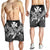 Hawaii Turtle Wave Polynesian Men's Shorts - Hey Style White - AH - Polynesian Pride