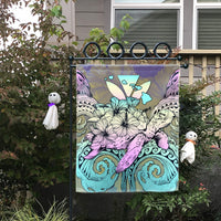 Hawaii Turtle Wave Polynesian Flag - Hey Style Yellow - AH - Polynesian Pride