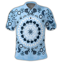 Hawaii Underwater Pattern Polo Shirt - Polynesian Pride