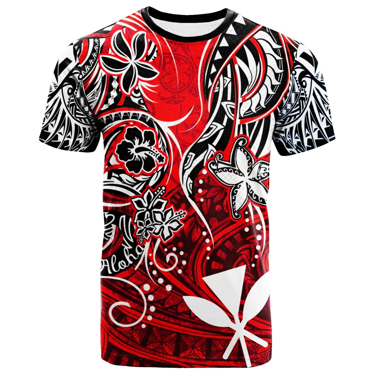 Hawaii T Shirt Vintage Floral Pattern Unisex Art - Polynesian Pride