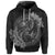 Custom Hawaii Yin Yang Turtle Shark Hibiscus Plumeria Hoodie Gray - Polynesian Pride