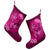 Hawaii Yin Yang Turtle Shark Hibiscus Plumeria Christmas Stocking - Pink - AH - Polynesian Pride