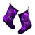 Hawaii Yin Yang Turtle Shark Hibiscus Plumeria Christmas Stocking - Purple - AH - Polynesian Pride